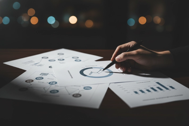 Business Data Analysis At Night