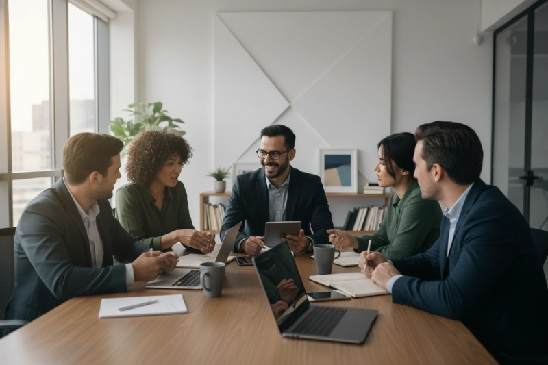 Business Team Collaborative Meeting