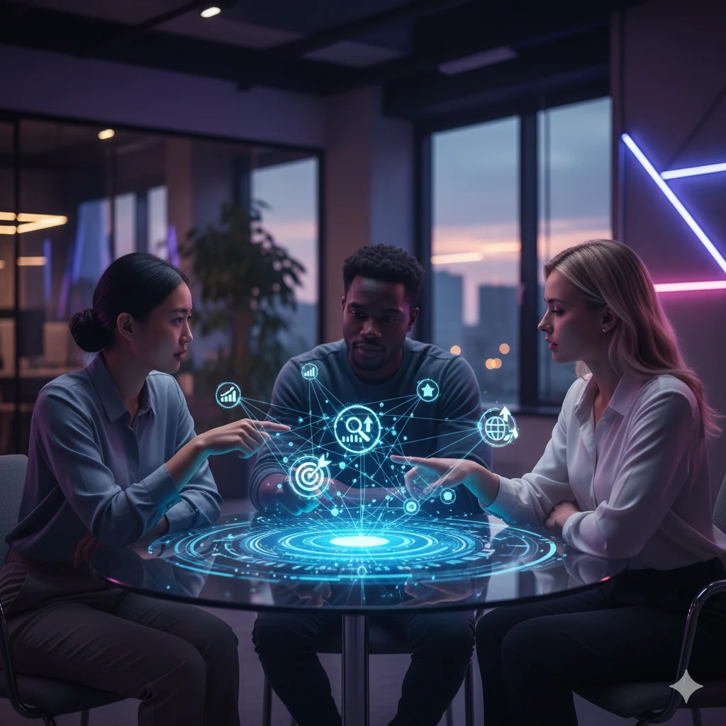 Collaborative Holographic Data Analysis