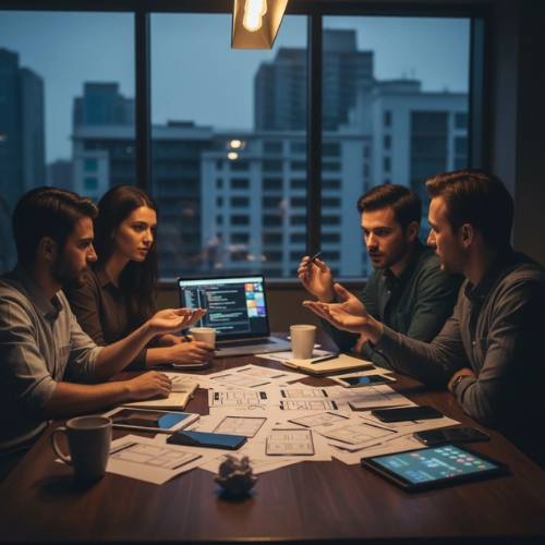 Late Night Office Collaboration