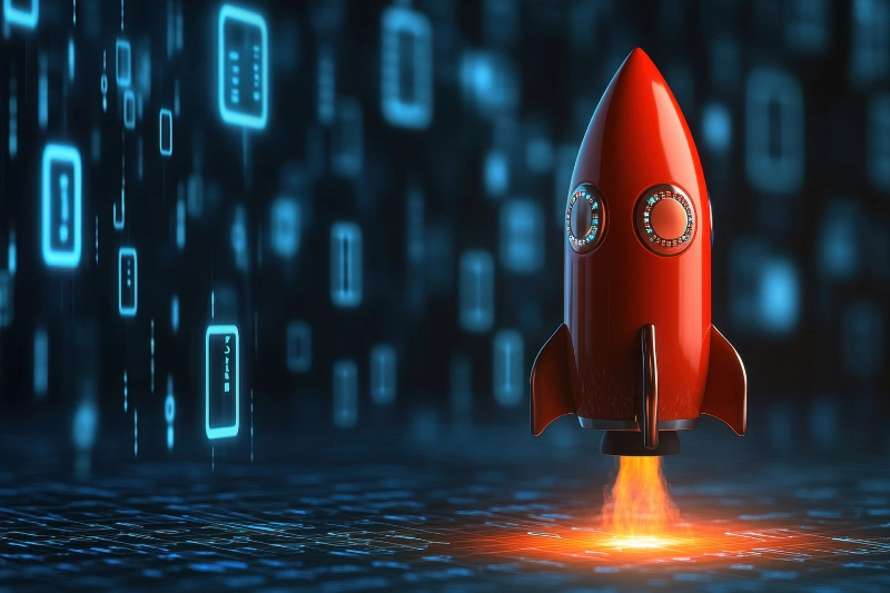 Red Rocket Launching Through Data