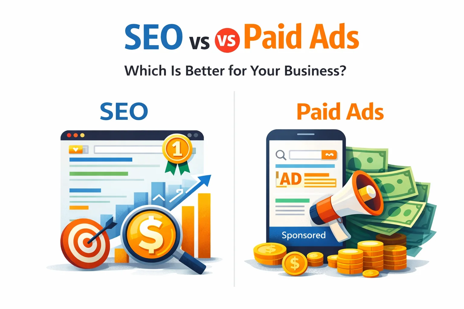 Seo Vs Paid Ads Comparison