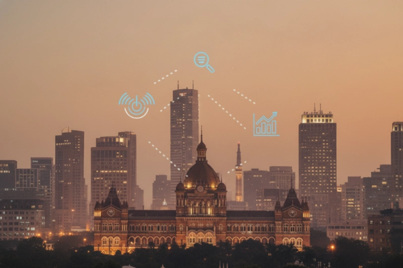 Smart City Mumbai Skyline View