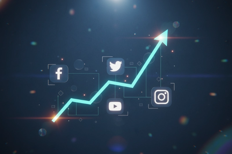 Social Media Growth Chart