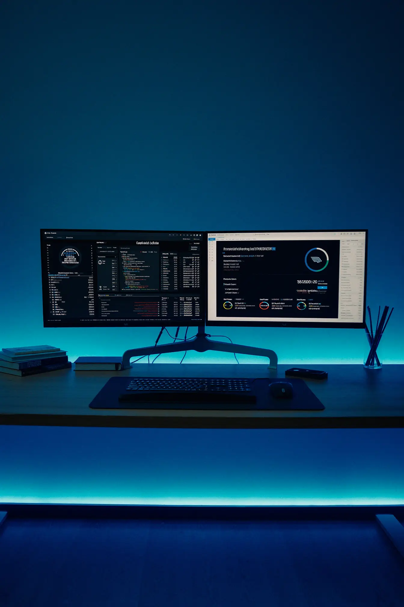 Modern Workspace With Data Analytics